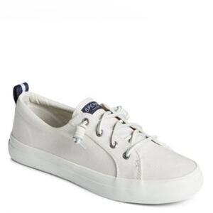 Sperry Crest Vibe Washable Leather Sneaker in Ivory Size 5 NIB